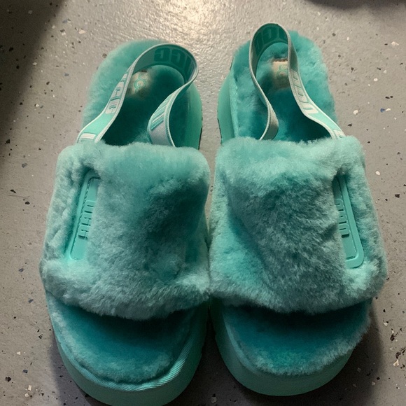 {NWOT} UGG mint green Disco Slide - Picture 2 of 7